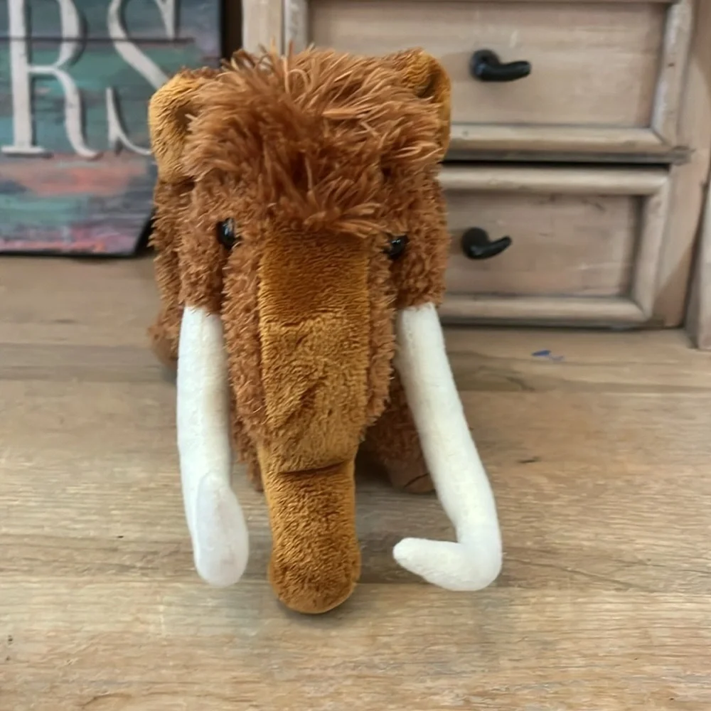 Douglas Woolly Mammoth Plush Stuffed Animal “Everett” Tusks 8”